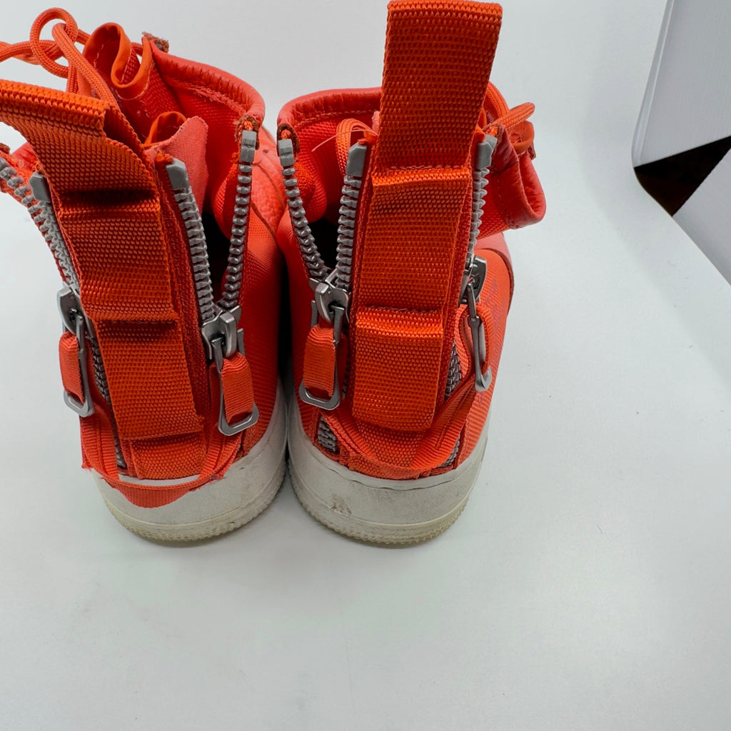 Nike SF Air Force One AF1 Mid Sneaker Shoes 917753-800 Team Orange White Mens 13