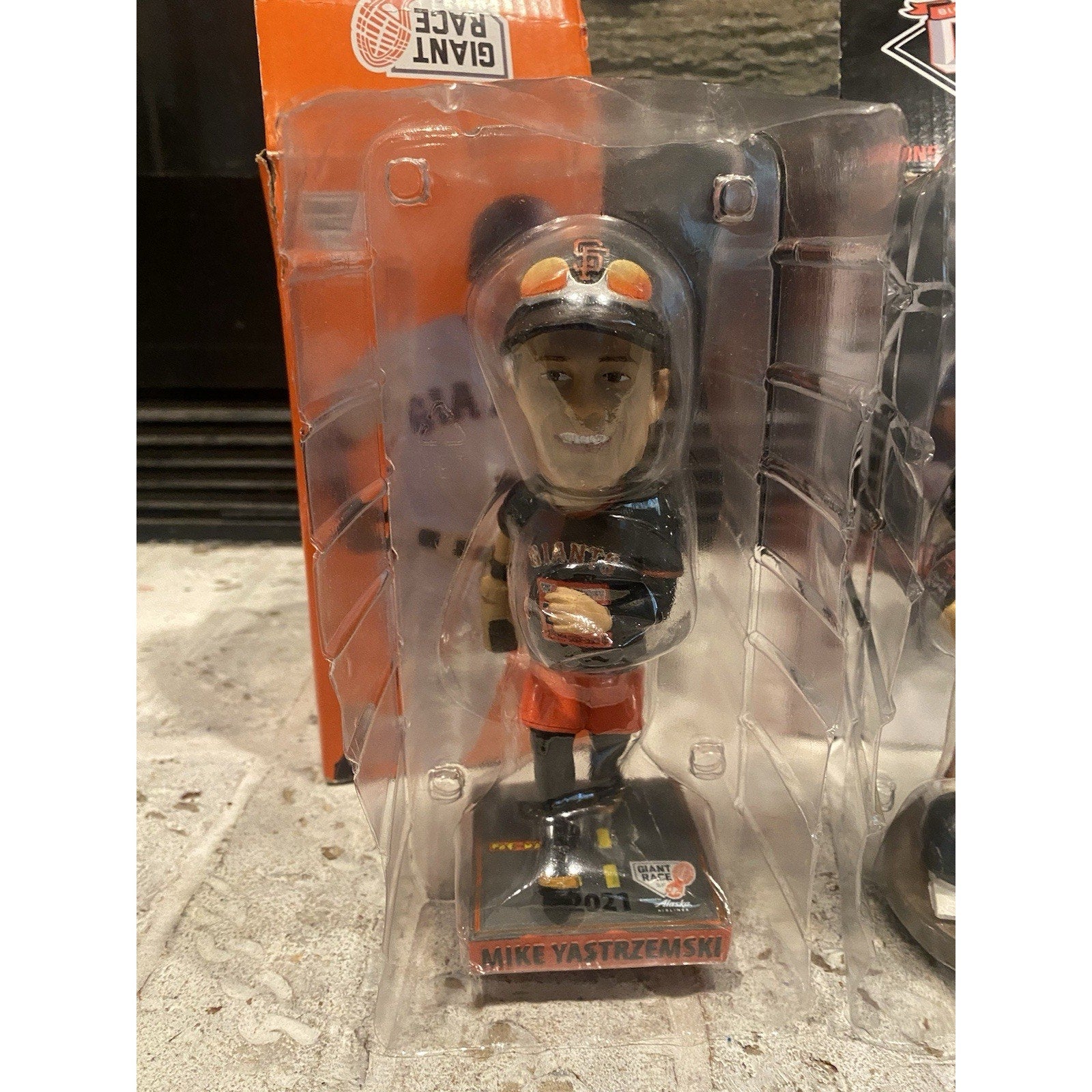 San Fransisco Giants Bobblehead Lot, Mike Yastrzemski, Brandon Crawford Gnome