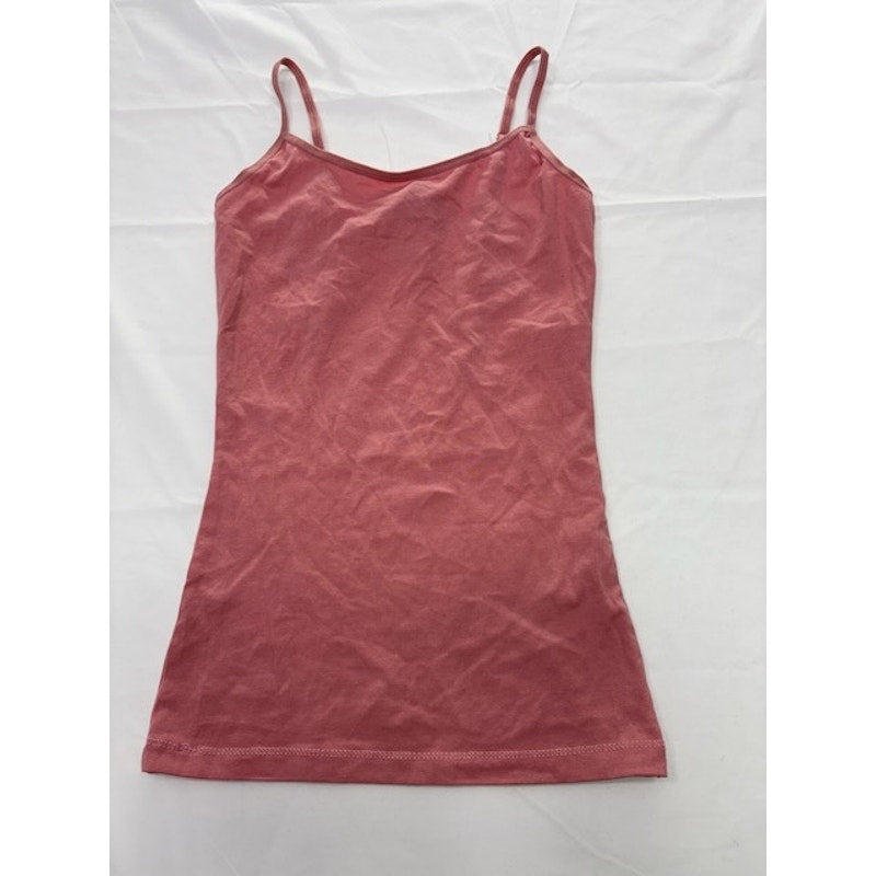 Planet Gold Scoop‑Neck Basic Cami Tank Top Adjustable Strap Pink Womens Size X
