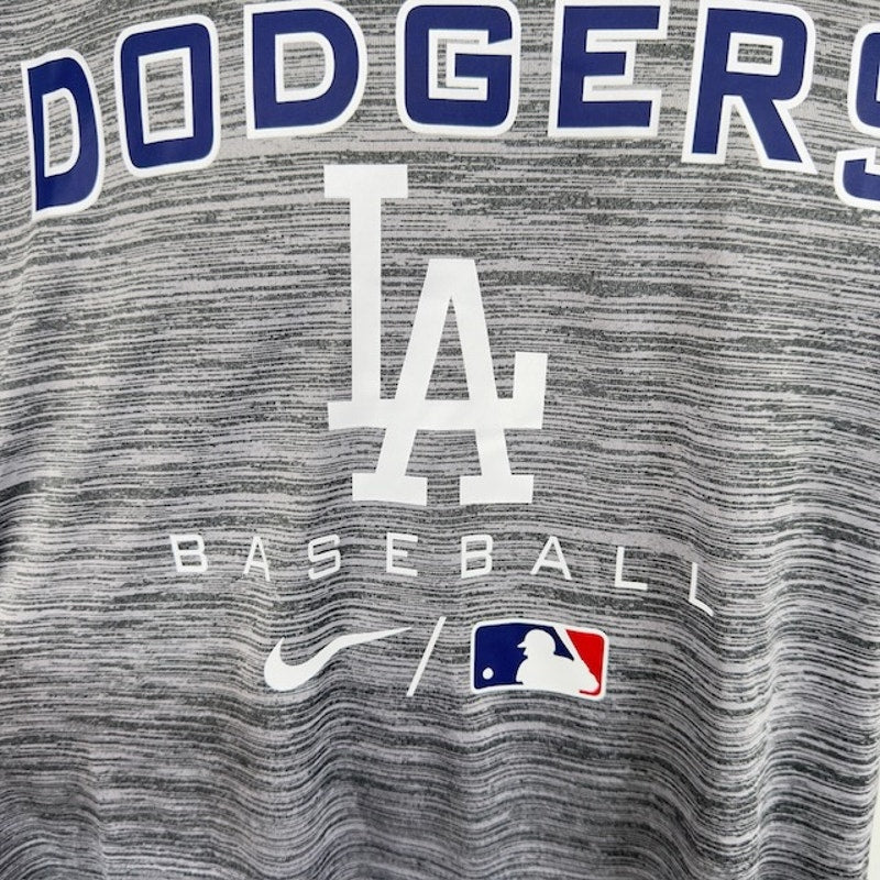 Nike MLB LA Dodgers Velocity On-Field Performance T-Shirt Dri-Fit Gray M