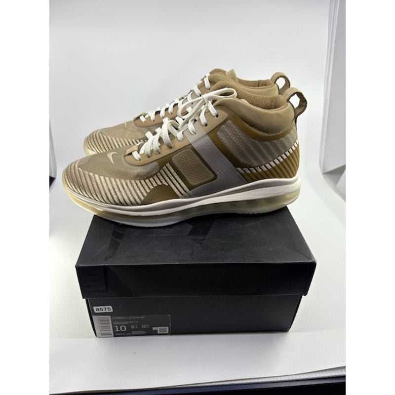 Nike LeBron X JE Icon QS Air Max Shoes  AO2588-200 Beige Tan Mens Size 10