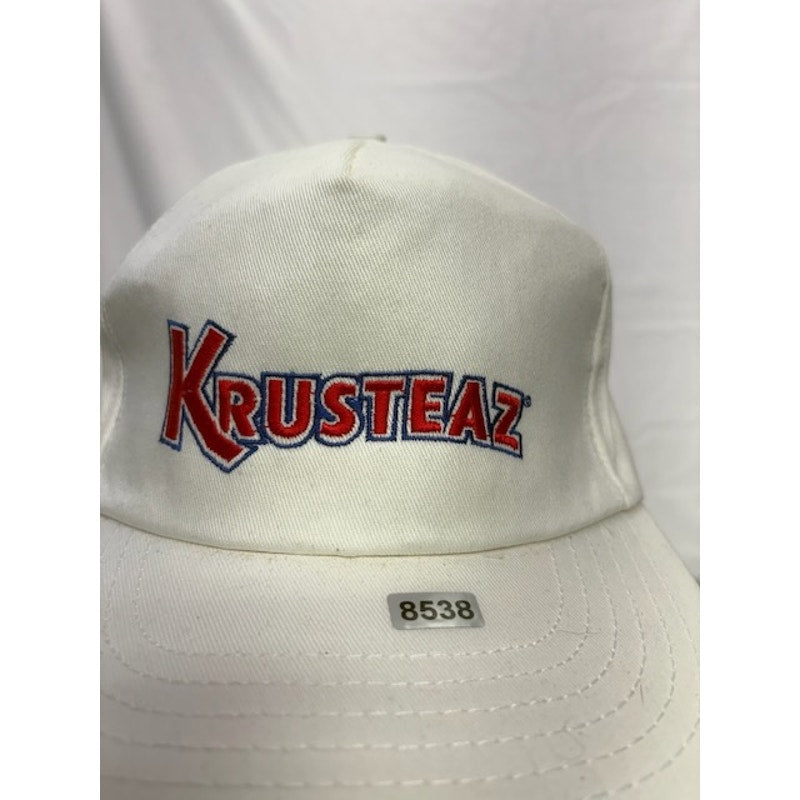 Krusteaz Snapback Hat Embroidered Logo Cap USA White Mens Unisex One Size