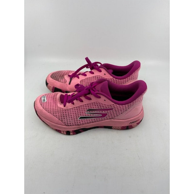 Skechers Go Train Arch Fit Viper Court Pro-Pickleball Sneaker Pink Womens Size 8