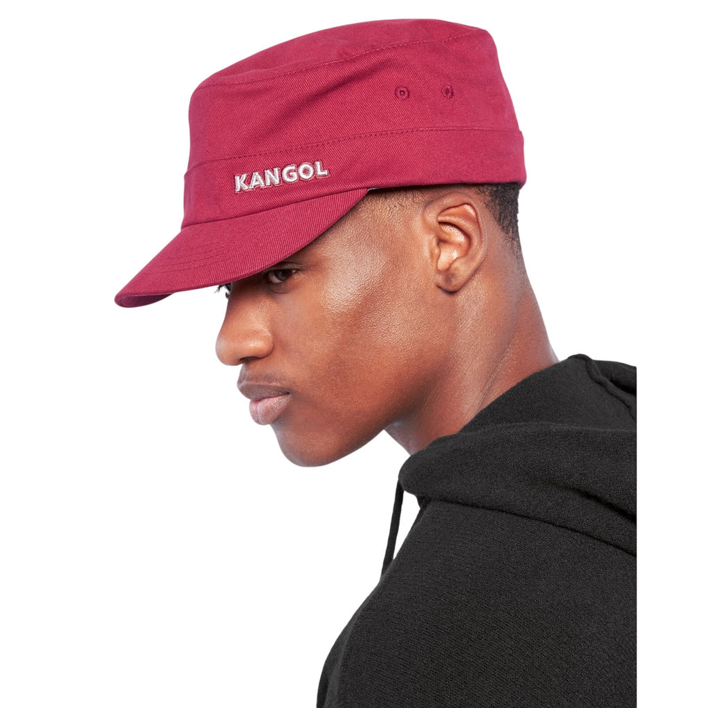 Kangol Cotton Twill Army Cap Embroidered Logo Cardinal Unisex Adult OSFM