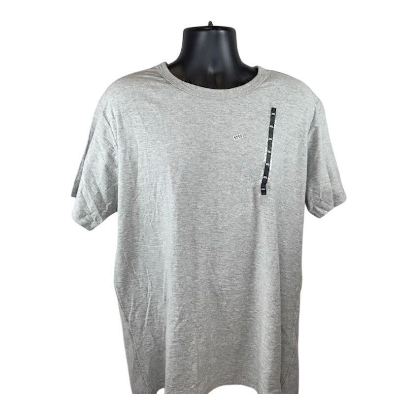 Diesel Short Sleeve T-Shirt Gray Mens Crew Neck Cotton Gray Mens Size Size 2XL