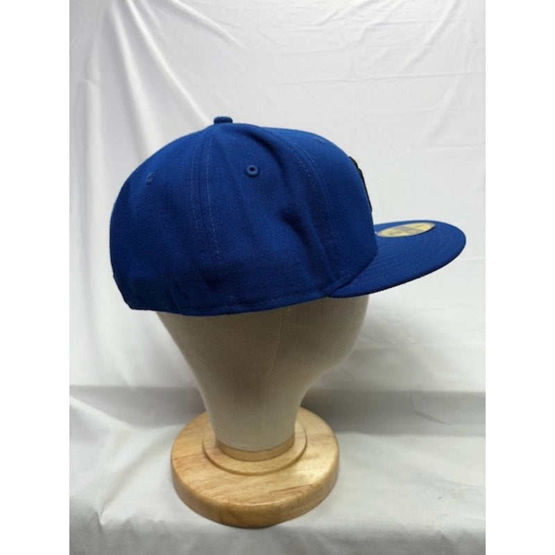 New Era 59FIFTY New York Yankees Fitted Cap Black Logo Blue Mens OSFM