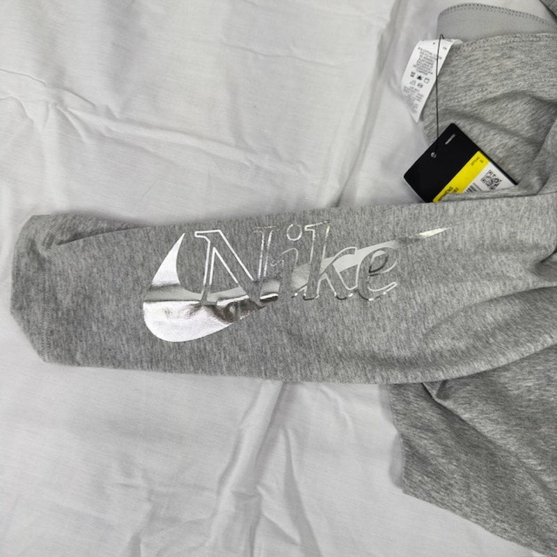 Nike Icon Clash Legging Tight Fit High Rise CU6481-063 Heather Gray Womens S