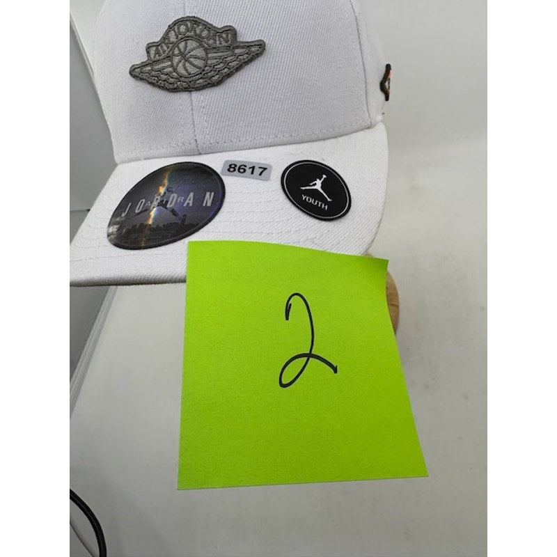 Nike Air Jordan Wings Logo Snapback Hat Jumpman Cap Adjustable White Youth