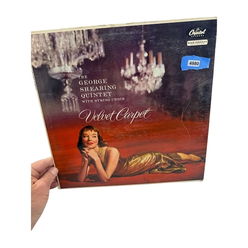 The George Shearing Quintet With String Choir – Velvet Carpet 1958 Vinyl Album
