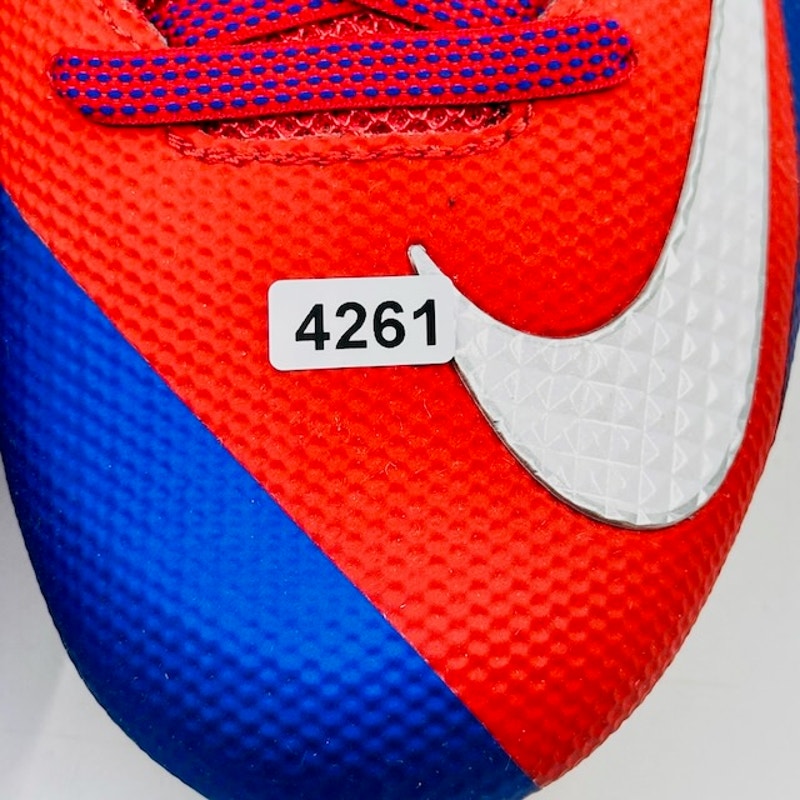 Nike Alpha Pro 2 TD 3/4 Mid Football Cleats 729444-604 Red Blue Mens 13