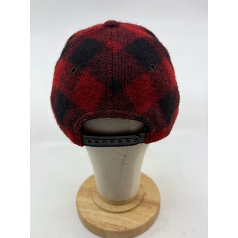 Supreme New York Plaid Wool Snapback Hat Streetwear Cap Red Black Size OS