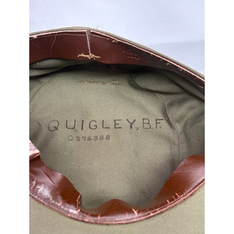 Quigley B.F. Military Field Cap Vintage Utility Hat Olive Green Unisex Adult OS