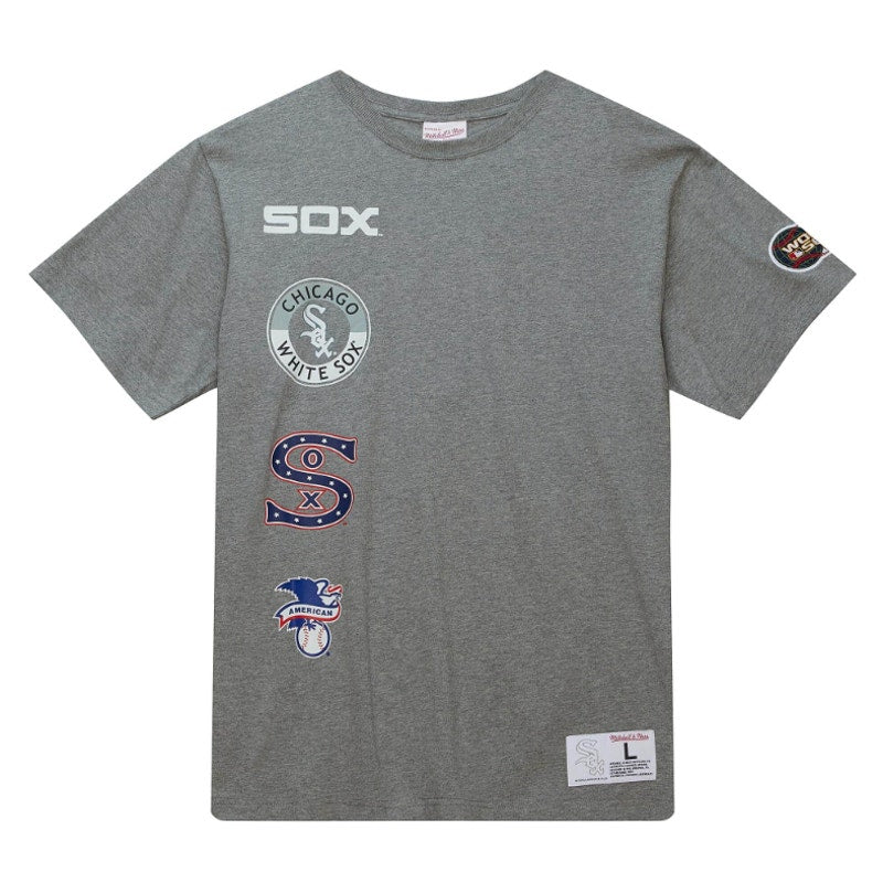 Mitchell & Ness City Collection SS Tee Chicago White Sox Gray Heather Size Large