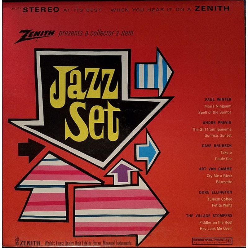 Various – Zenith' Presents A Collector's Item: Jazz Set 1965 Vinyl Album Record