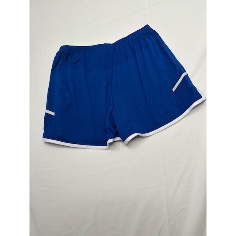 Diadora Diadry Brasil Shorts Elastic Waist Pull-On Blue/White Womens Size XL