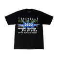 Cactus Plant Flea Market x Coachella 2022 T-Shirt Short Sleeve Black Size XL