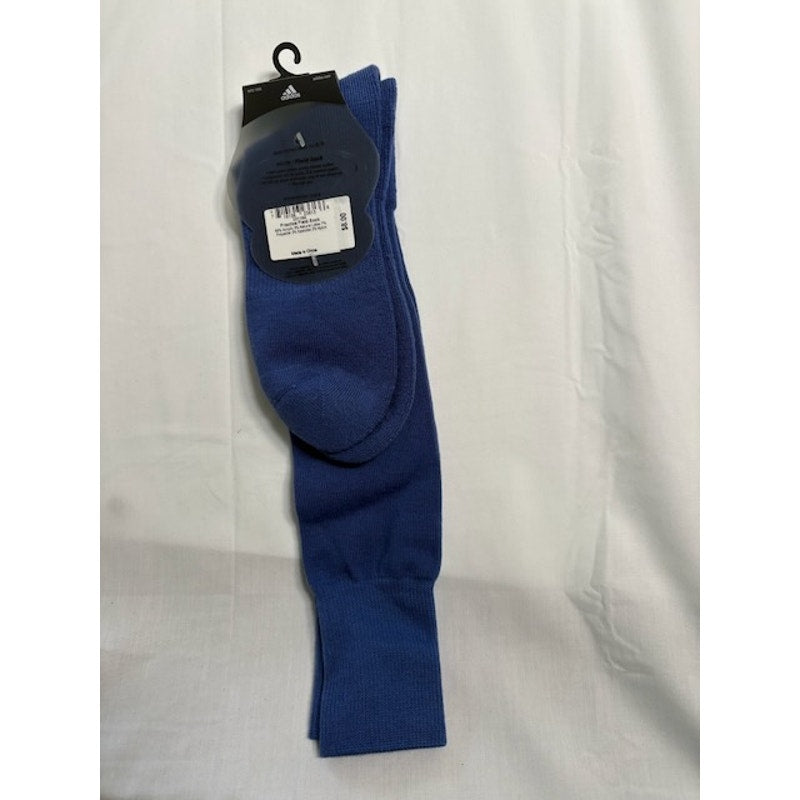 Adidas Practice Field Soccer Socks Knee High Blue/White Mens Shoe Size 6-12