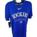 Nike Colorado Rockies Legend Performance T-shirt Short Sleeve Purple Mens S