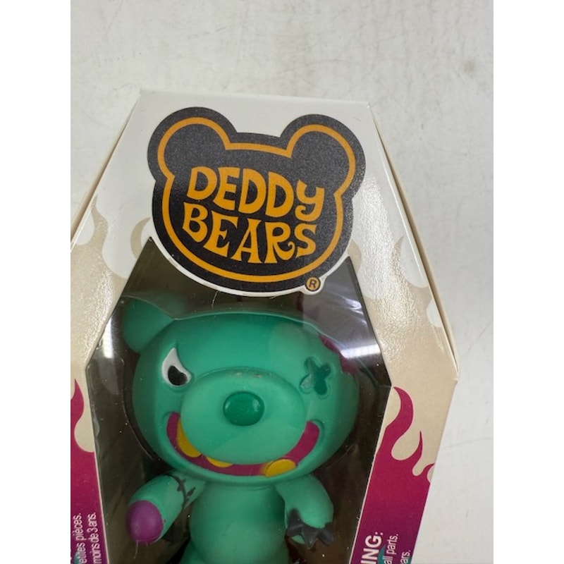 Deddy Bears Coffin Window Zombear 3-Inch Mini Figure