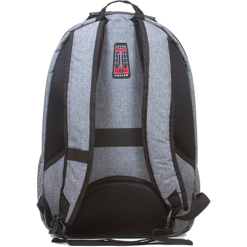 Dejuno Commuter Backpack Checkpoint-Friendly 15.6 Laptop Pocket Heather Grey
