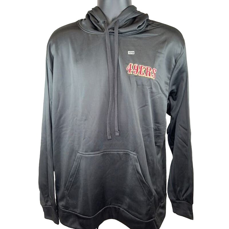 Dunbrooke NFL San Francisco 49ers Pullover Hoodie Athletic Fit Black Mens Size L