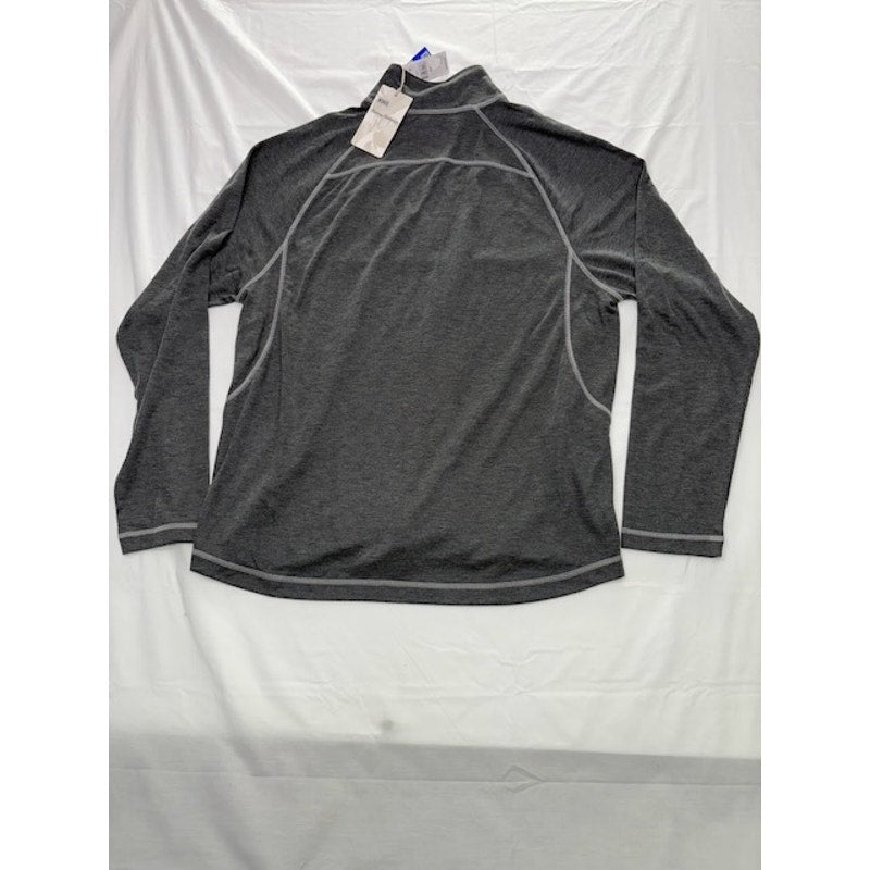 Tommy Bahama Firewall Half-Zip Sweatshirt Auburn Tigers Logo Gray Mens Sz L