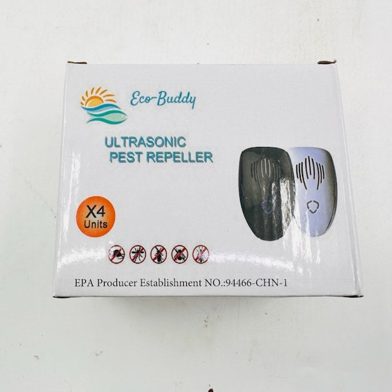 Eco Buddy Ultrasonic Electric Pest Repeller Mouse Mosquito Cockroach Spider