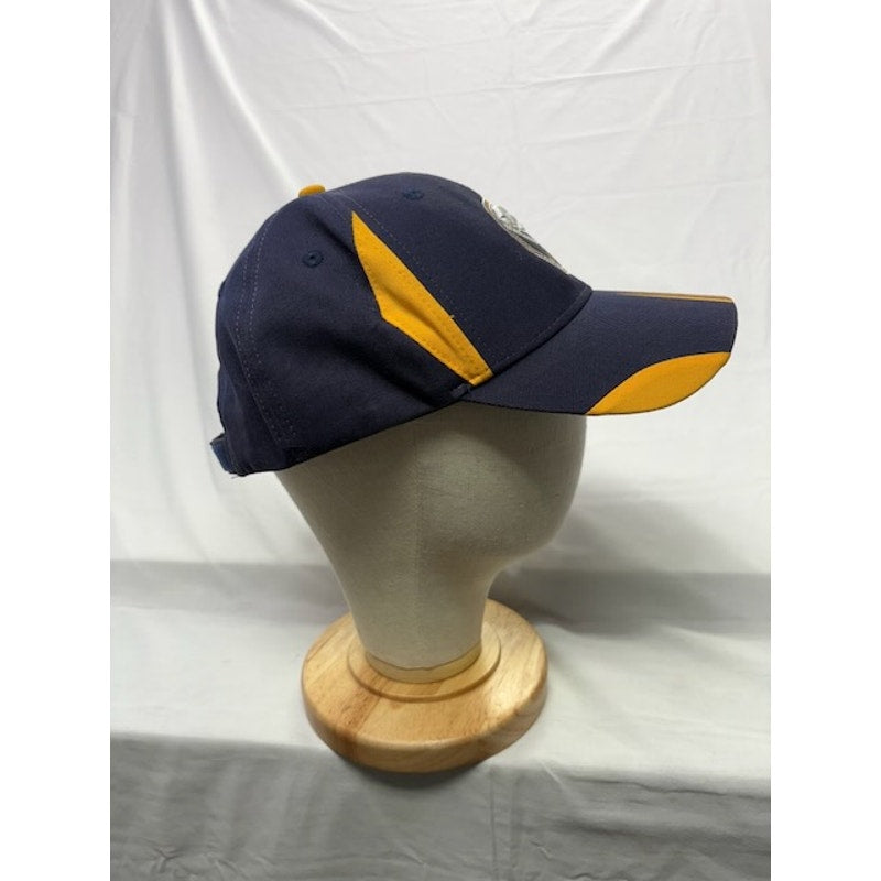 Reebok Buffalo Sabres NHL Adjustable Cap w/ Disney Pin Navy Gold Mens OSFA