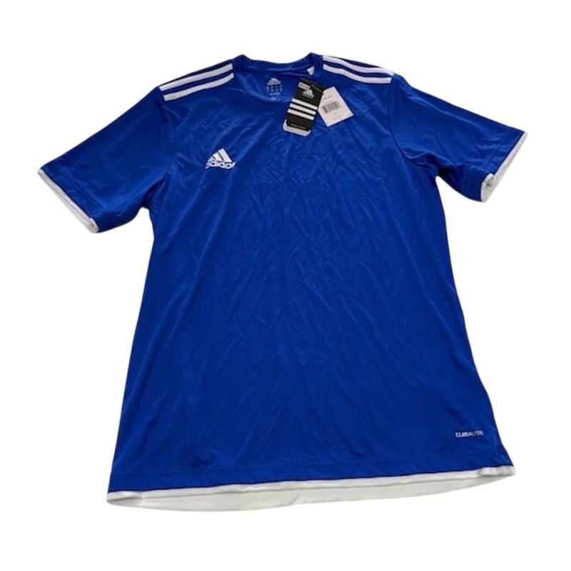 Adidas Core 11 Training Soccer Jersey Unisex Cobalt/White Stripes Size L