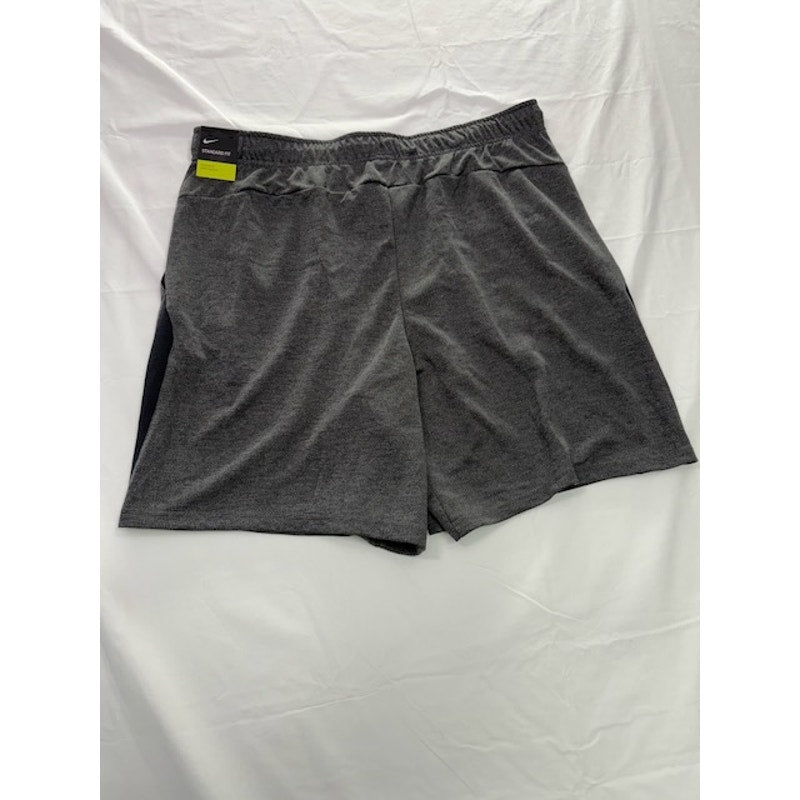 Nike Dri Fit Pockets Standard Fit Training Short CJ2009-010 Gray Mens XXL