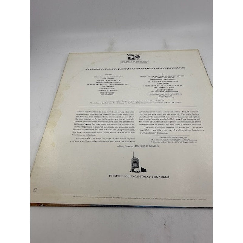 Glen Campbell – Christmas With Glen Campbell Vinyl Album Record