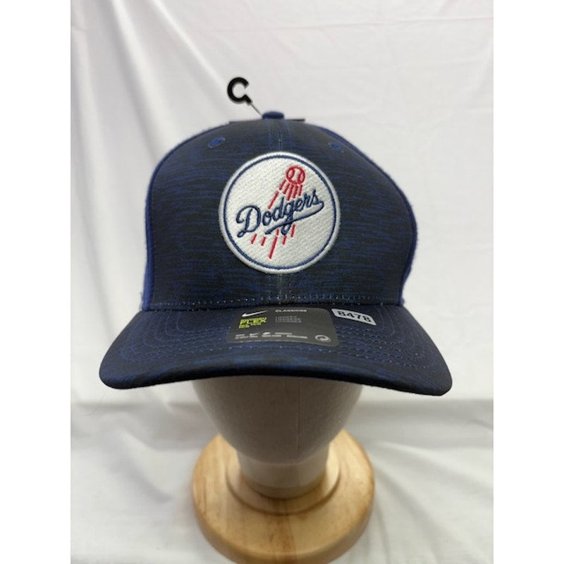 Nike Los Angeles Dodgers Dri-FIT Flex Hat MLB Patch Logo Navy Blue Unisex OS