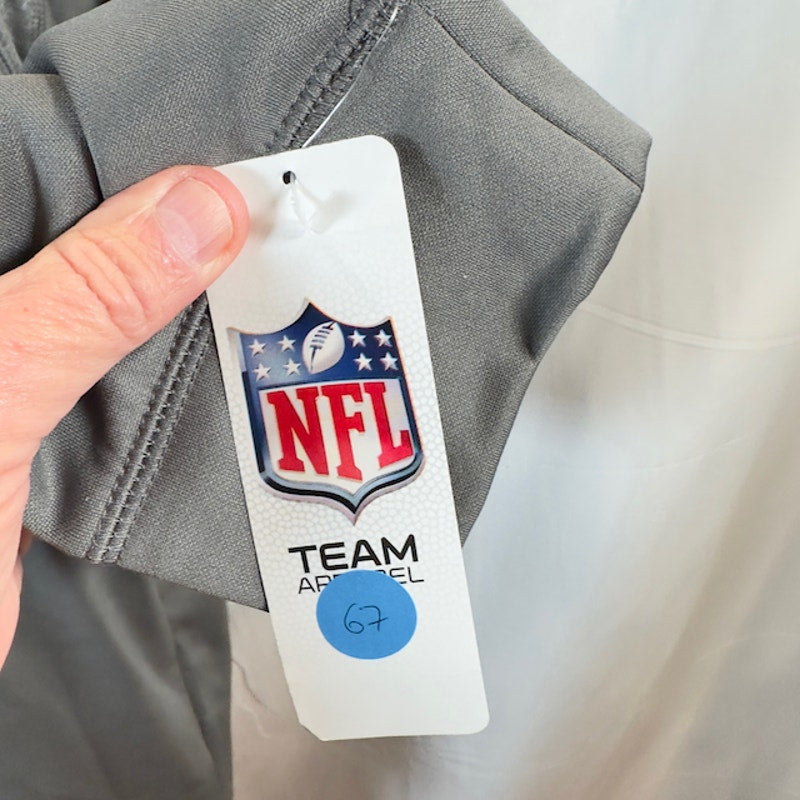 NFL Team Apparel New York Giants Fuse Hoodie Pullover TX3 Warm Gray Mens L