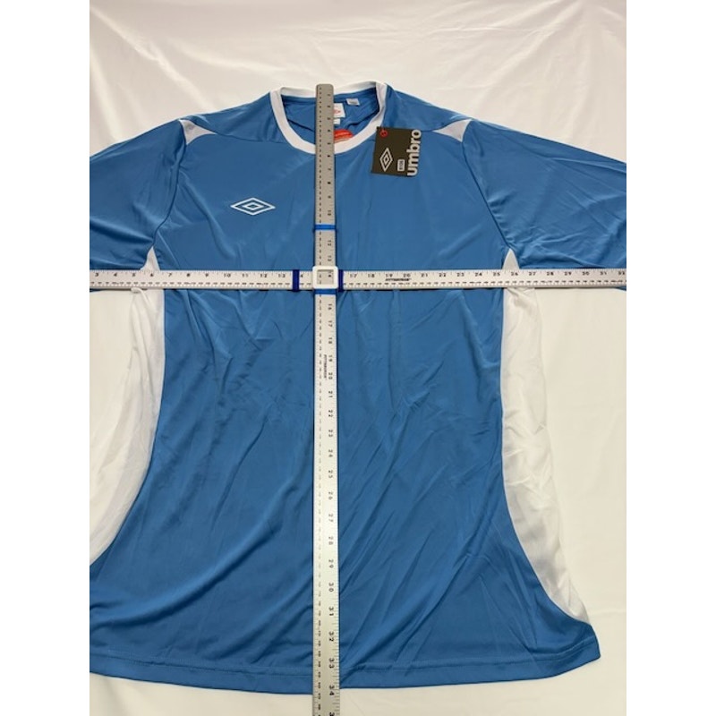 Umbro Manchester Jersey Short Sleeve U91824 Sky Blue/White Mens Size XXL