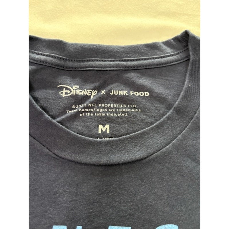 Junk Food X Disney NFL Tennesse Titans Graphic Print T-Shirt Navy Mens Sz M