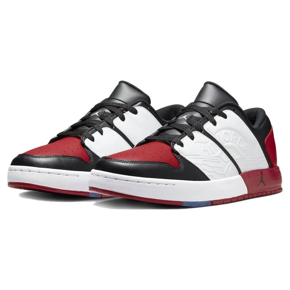 Nike Air Jordan NU Retro 1 Low Sneakers DV5141-611 White Red Black Size 8
