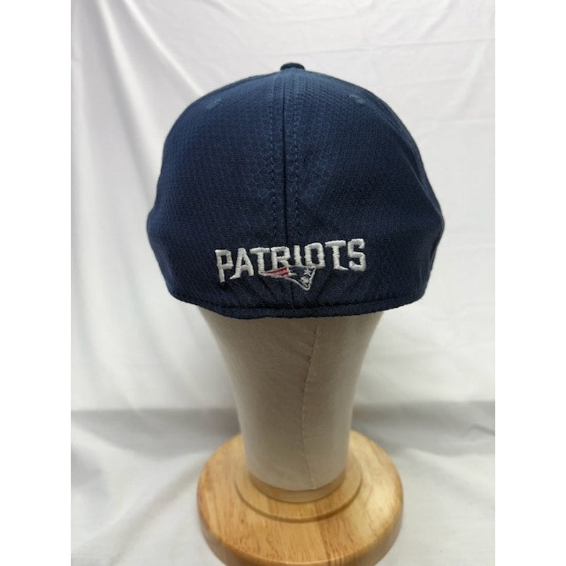 New Era 39THIRTY New England Patriots Flex Fit Hat Navy Blue Mens Size L-XL