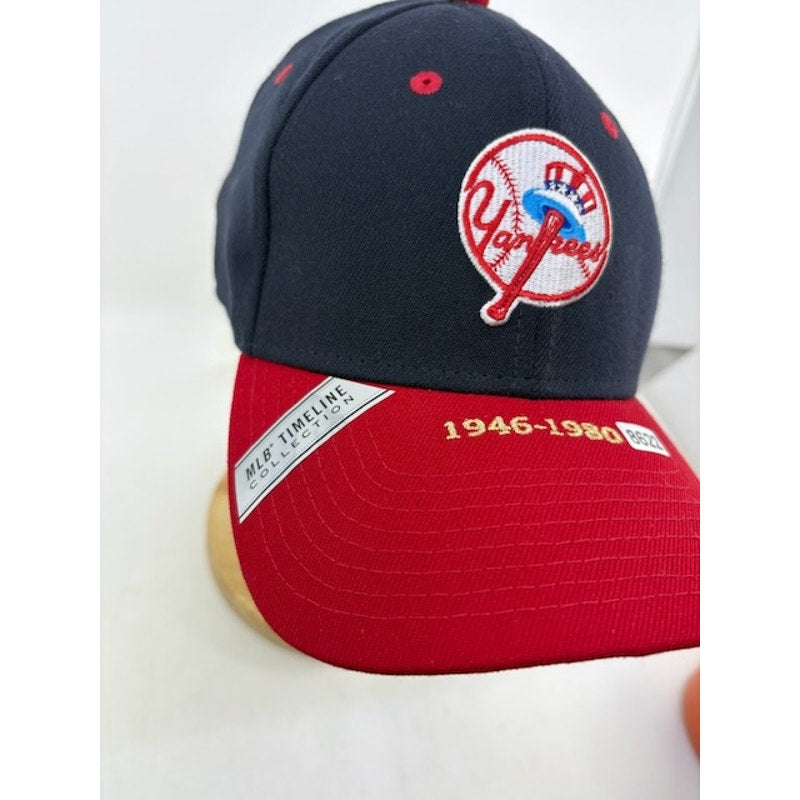 New Era NY Yankees 1946-1980 Hat Cap 39Thirty MLB Blue/Red Mens Size M/L
