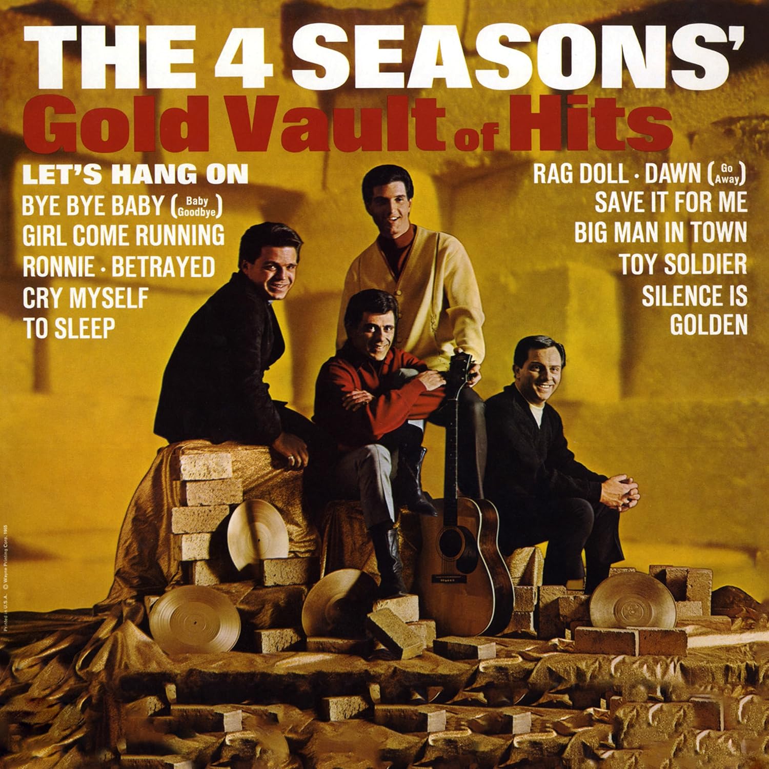 The 4 Seasons' – The 4 Seasons' Gold Vault Of Hits Vinyl Record Album