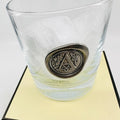 NEW English Pewter Company Old Fashioned Shot Glass With Monogram Initial A