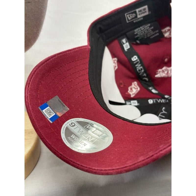 New Era 9TWENTY Adjustable Cap Arkansas Razorbacks Baseball Cap Red OSFM
