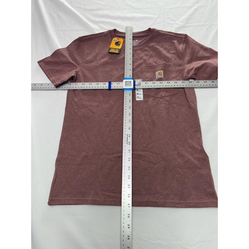 Carhartt Workwear T-Shirt Loose Fit Short Sleeve Crewneck Red Womens Size XS