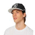 NFL Las Vegas Raiders Cotton 9FIFTY Snapback Hat Black/Silver Unisex Youth
