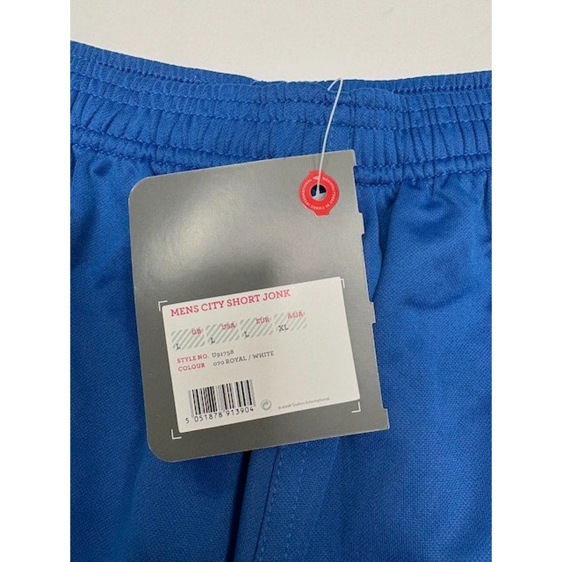 Umbro City Short Jonk Elastic Waist U91758 Royal Blue/White Mens Size L