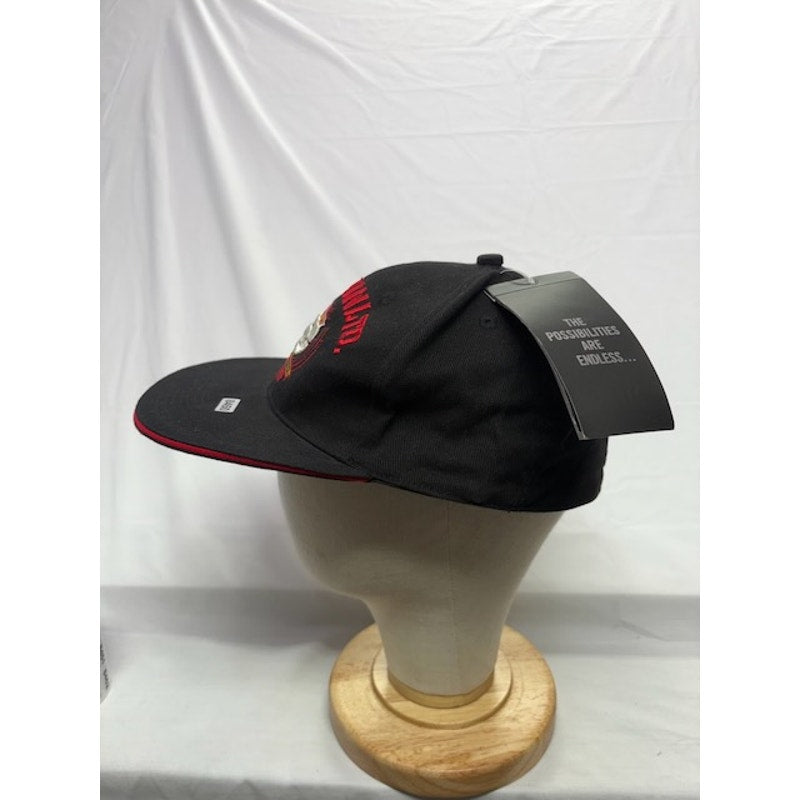 Ecko Unltd Baseball Cap Embroidered Rhino Logo Hat Black Red Mens Size 7 1/2