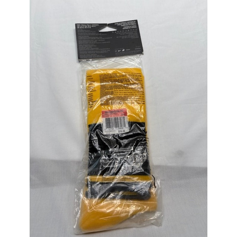 Nike TeamSports Socks Over The Calf Orange/Black Adult Size Large 8-12