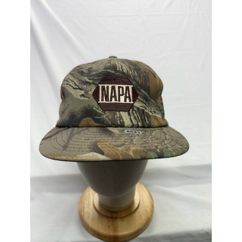 NAPA Auto Parts Snapback Hat Advantage Timber Camo Cap Brown Adult OSFA