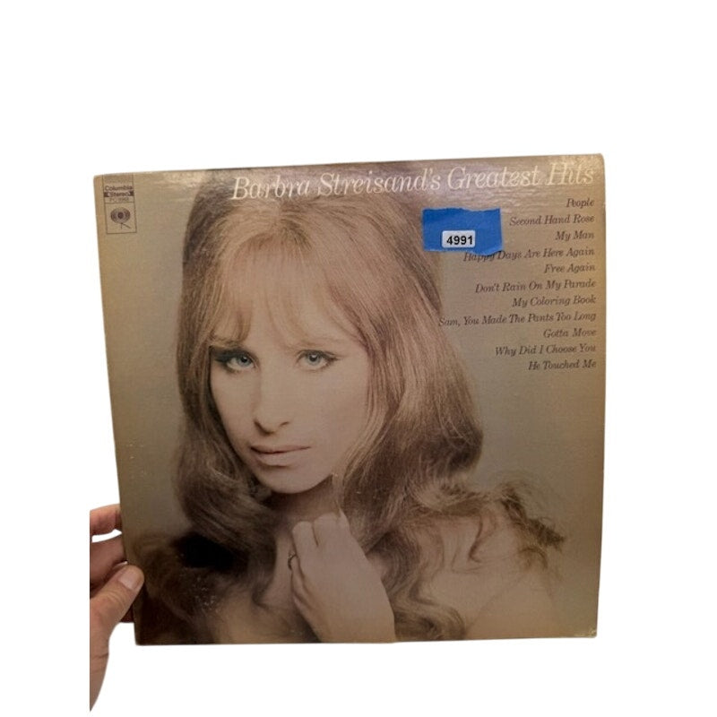 Barbra Streisand – Barbra Streisand's Greatest Hits Vinyl Album Record
