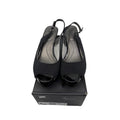 Naturalizer 27 Edit Faith Slingback Pumps Open Toe Slip-On Black Womens Size 9 M
