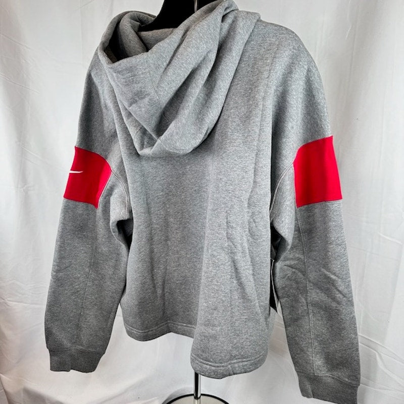 Nike NFL Houston Texans Graphic Hoodie Sweatshirt Long Sleeve Gray Womens XL